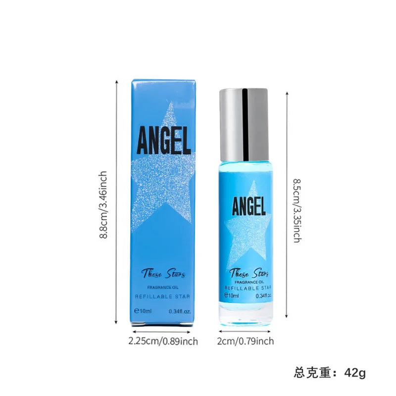 10ml Roll-On Fragrance, Long Lasting Alcohol-Free Light Scent, Fresh Natural Travel Size Rollerball Essence Oil