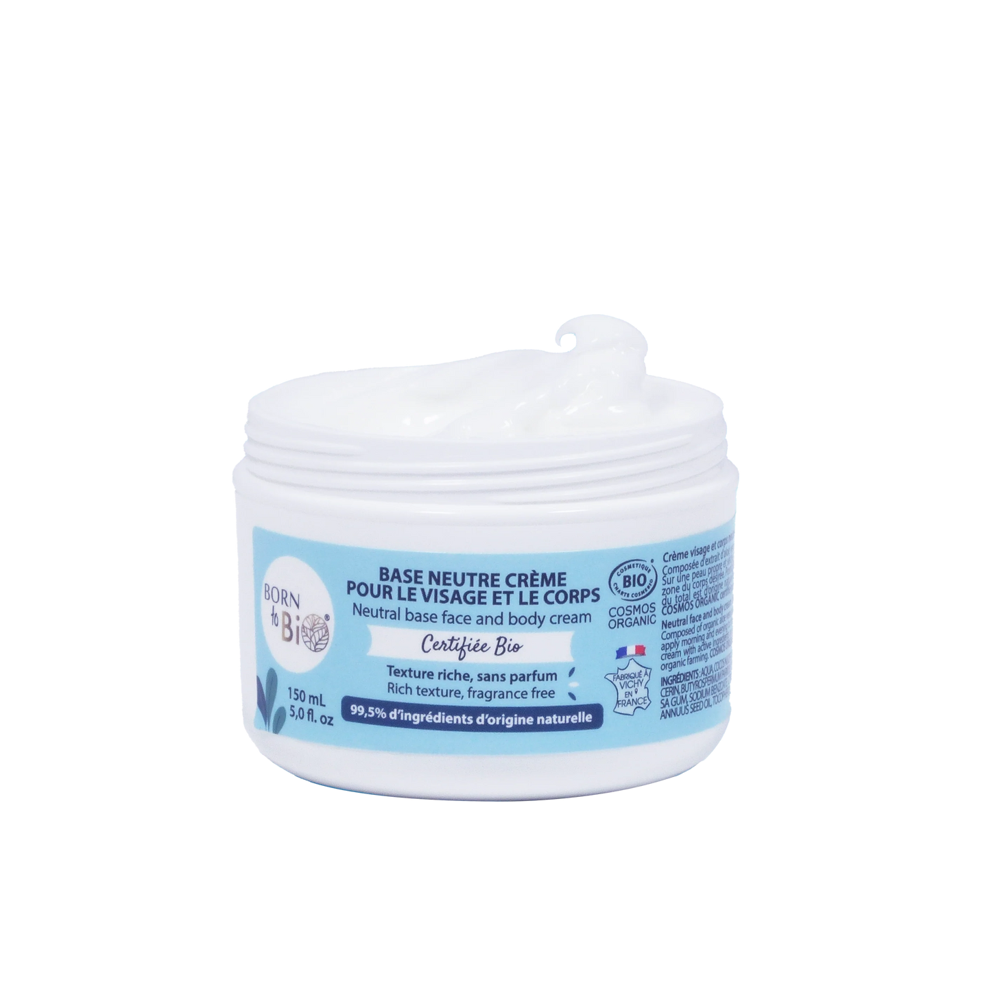 Certified Organic Neutral Base Face and Body Cream