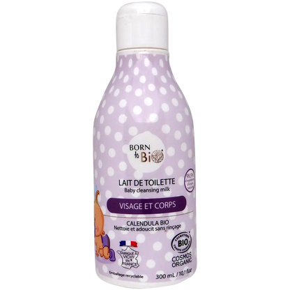 Lait de Toilette pour Bébé - Certifié bio
