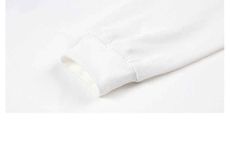 High-Quality Pure Cotton Embroidered Vine Floral Long-Sleeved T-Shirt for Women American Fashion Brand Design High Street Retro Casual