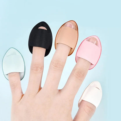 Mini Houppettes Doigt - Éponge Fond de Teint & Anticernes (5/10pcs)