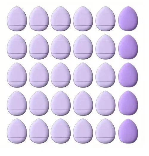 Mini Houppettes Doigt - Éponge Fond de Teint & Anticernes (5/10pcs)