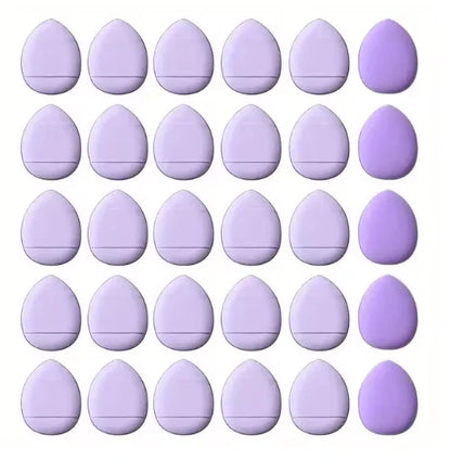 Mini Houppettes Doigt - Éponge Fond de Teint & Anticernes (5/10pcs)
