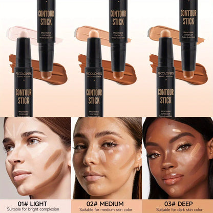 Stylo Highlighter & Contouring Double Tête - Waterproof, Longue Tenue