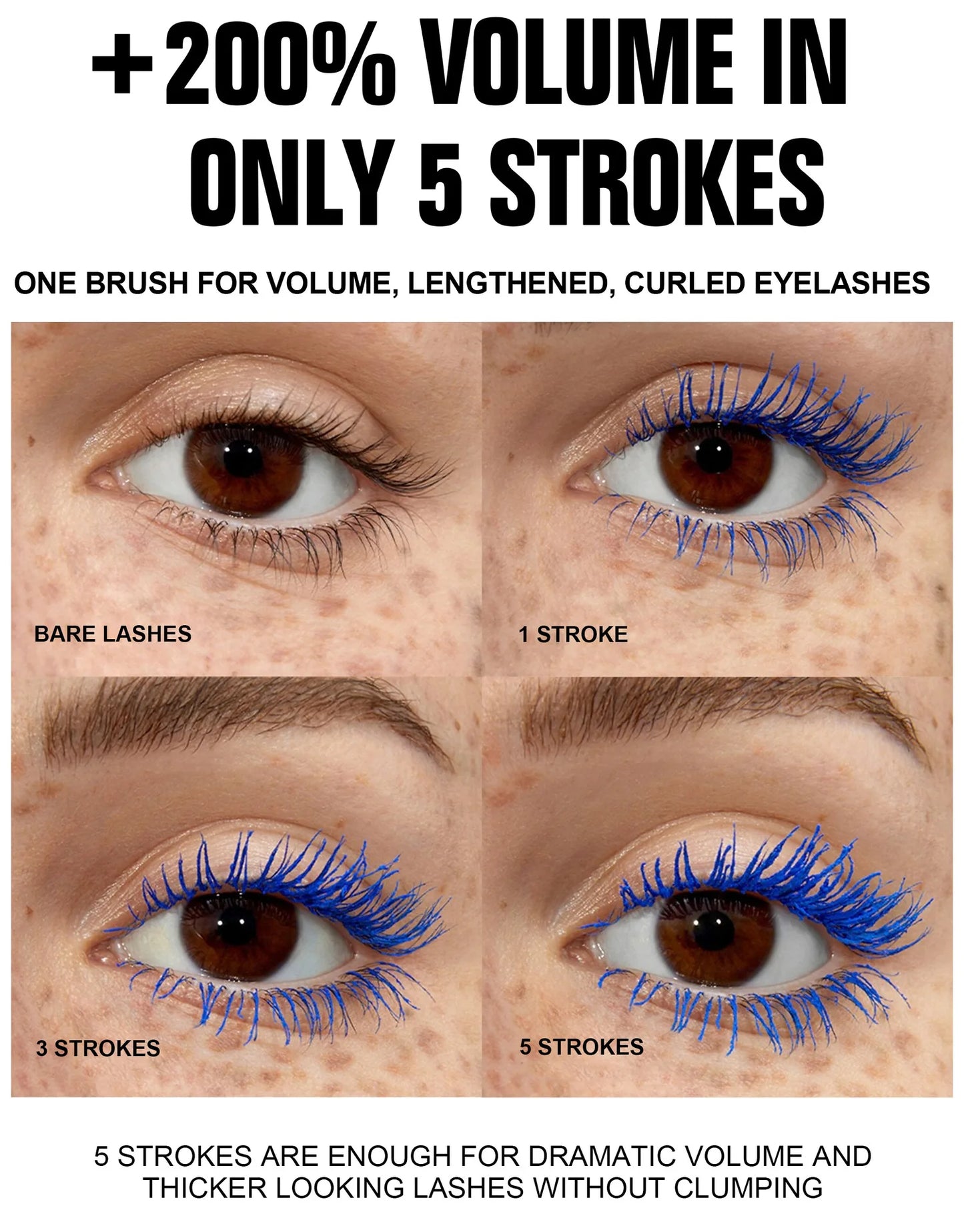Colorful Silk Mascara Waterproof Mascara Blue Red Black Cream Thickening Lengthening Curling Smudge-Proof Makeup Cosmetic