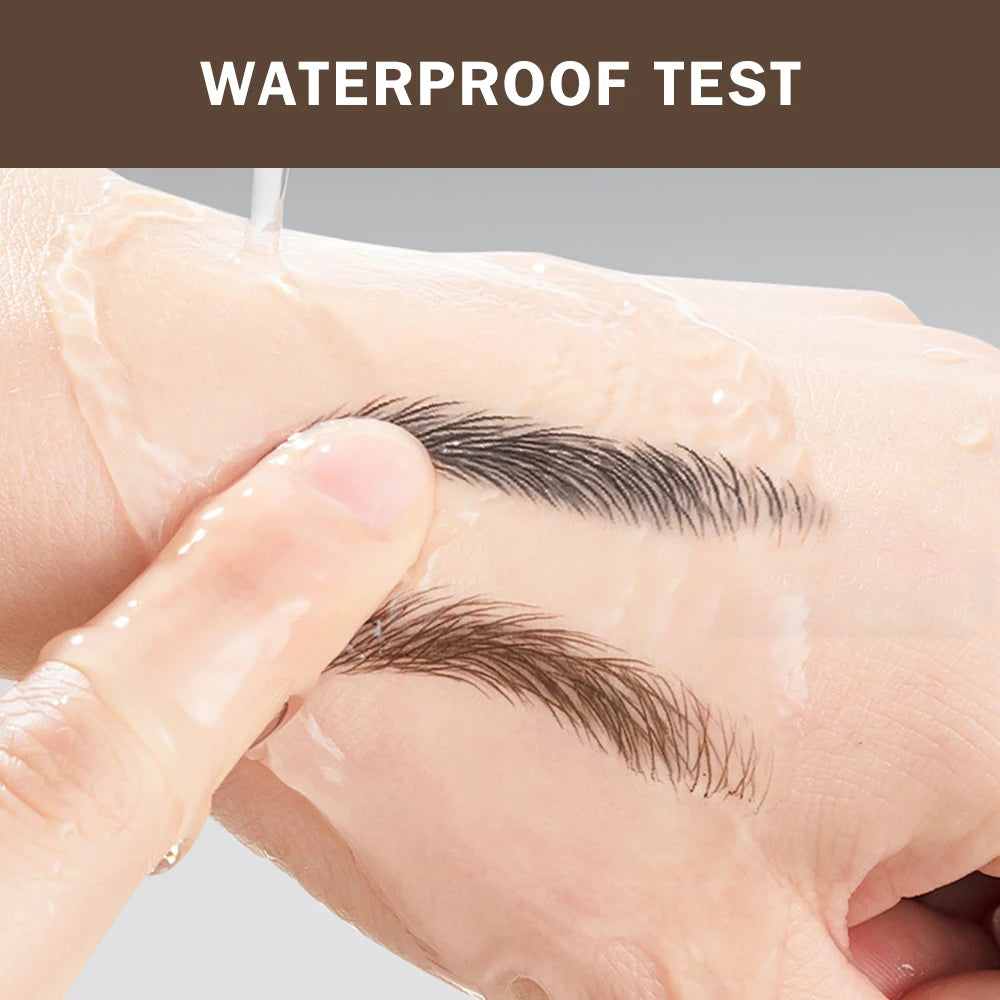 Stylo Sourcils 4D Liquide Multi-Fourches - Waterproof, Longue Tenue