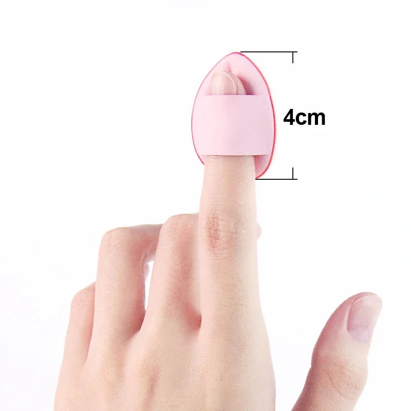 Mini Houppettes Doigt - Éponge Fond de Teint & Anticernes (5/10pcs)
