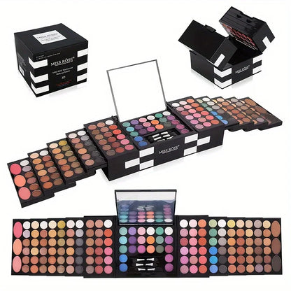 Palette Maquillage Professionnelle 142 Fards + 3 Blush + 3 Poudres Sourcils - MISS ROSE