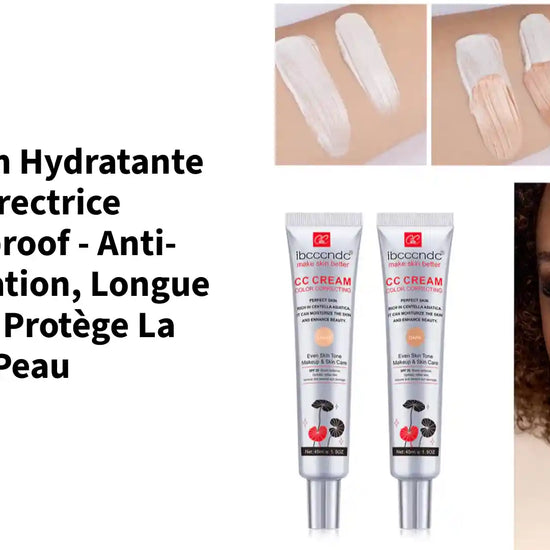 CC Cream Hydratante Correctrice Waterproof - Anti-Transpiration, Longue Tenue, Prot&egrave;ge la Peau by@Outfy
