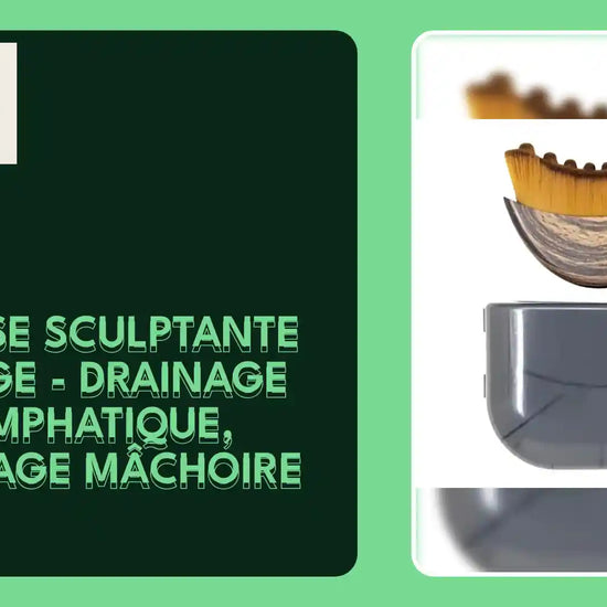 Brosse Sculptante Visage - Drainage Lymphatique, Massage M&acirc;choire by@Outfy