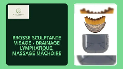 Brosse Sculptante Visage - Drainage Lymphatique, Massage M&acirc;choire by@Outfy